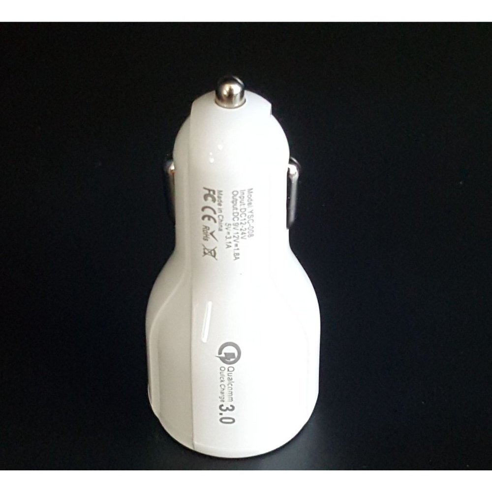 Double LED Port Car Charger for iPhone, Samsung, Other Devices - Picture 2 of 6